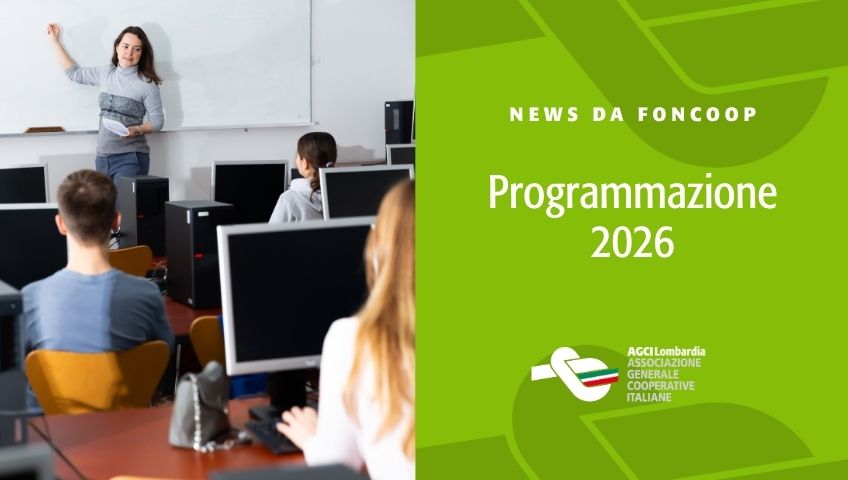 Foncoop: programmazione 2026 del Conto Formativo
